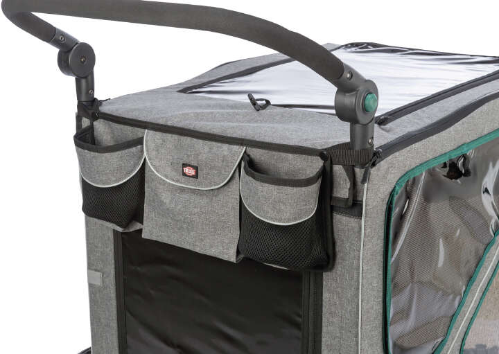 TRIXIE Fahrradanhänger mit Rampe